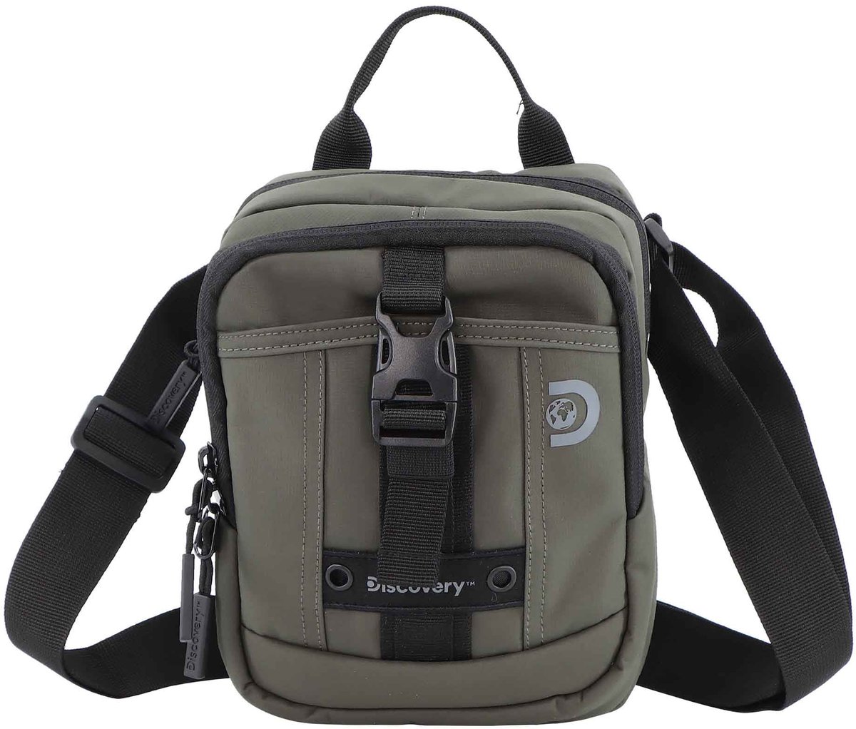 Discovery Schoudertas | Crossbody Tas - Shield - Khaki - D00112.11 - Khaki