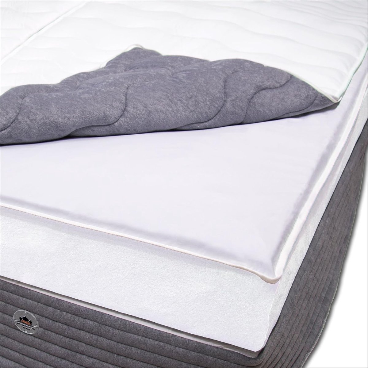 Topliner voor waterbedden 180 x 220 cm - stretch rubber - stof- en vuilbescherming - verlengt levensduur - ShopVlot