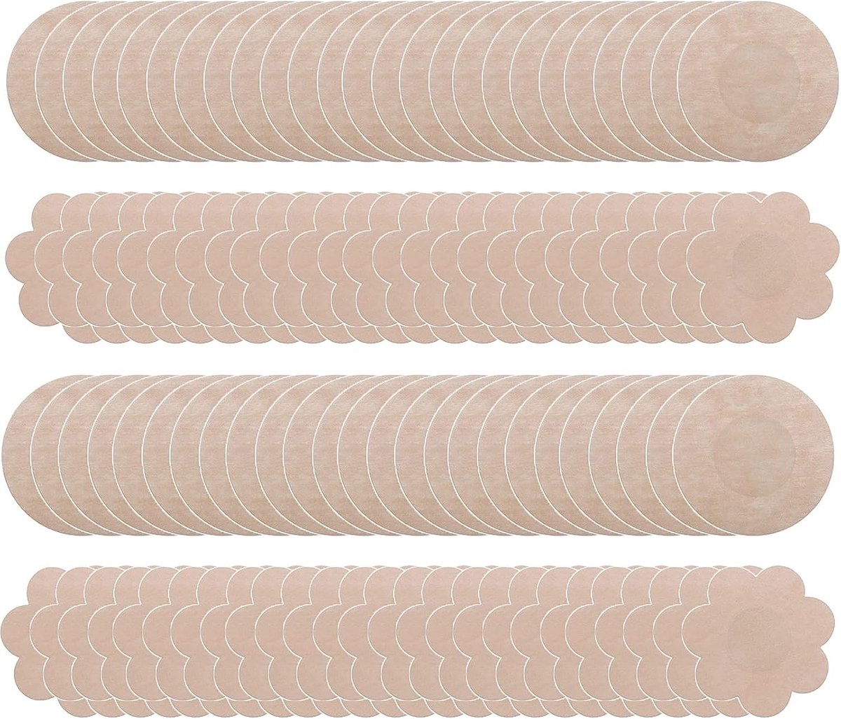 Set van 100 Wegwerp Tepelbeschermers 6 cm Waterdicht en Onzichtbaar voor Vrouwen en Meisjes, Perfect voor Feestjes en Speciale Gelegenheden