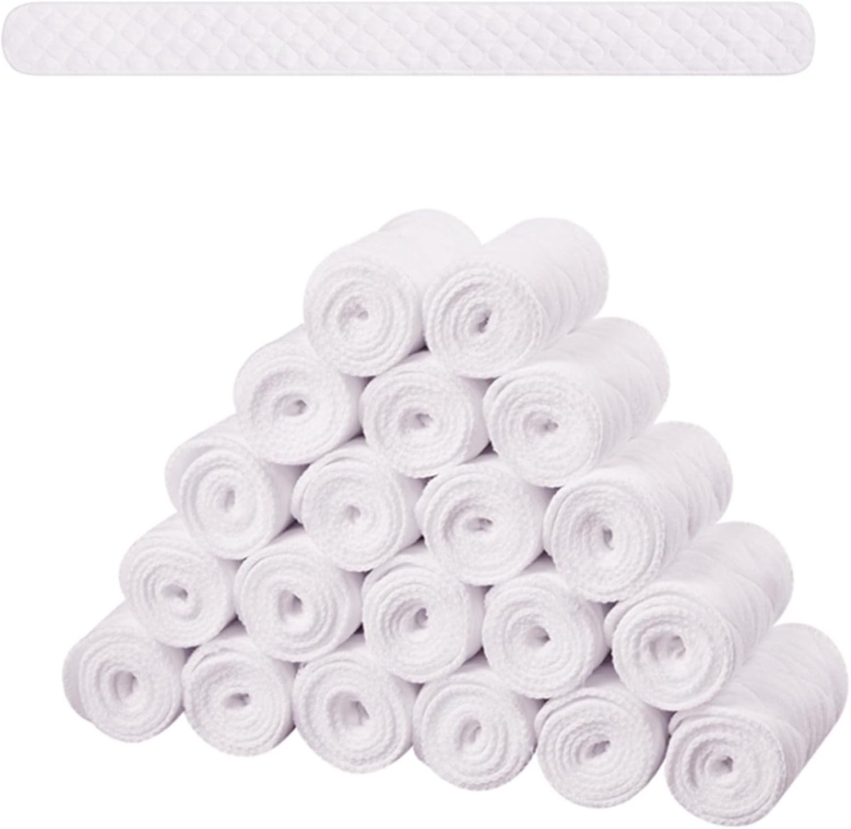 20 Stuks Wasbare Bh-Inlegkruisjes Tegen Transpiratie - 3-Laags Katoenen Onderborstpads voor Vrouwen in Maat XXL, Absorbeert Zweet en Voorkomt Vlekken