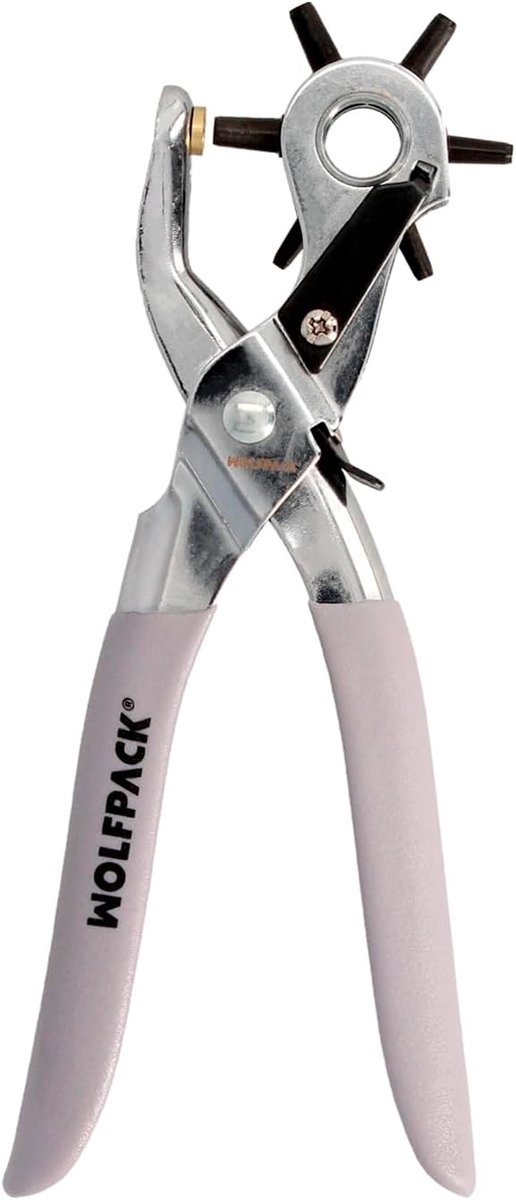 Stertang - Zilver - Perforator voor Leer en Zachte Materialen - Voor Handig Gebruik