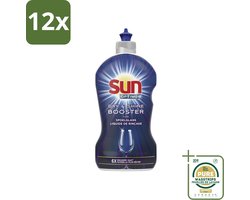 Sun - Shine & Dry Booster - Spoelglans - 450 ml - Voordeelverpakking - 12 stuks - Droogtijd - Glanzend vaat
