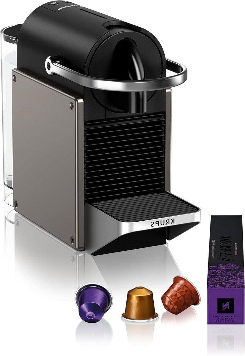 Capsule Koffieapparaat - Espresso Lungo - Snel Koffie Maken - Industrieel Design - 0.7 Liter - Donkergroen