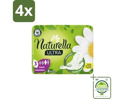 Natur'ella - Ultra - Maandverband - Maxi - 8 Pads - Voordeelverpakking - 4 stuks - Maandverband maxi - Maandverband zware dag