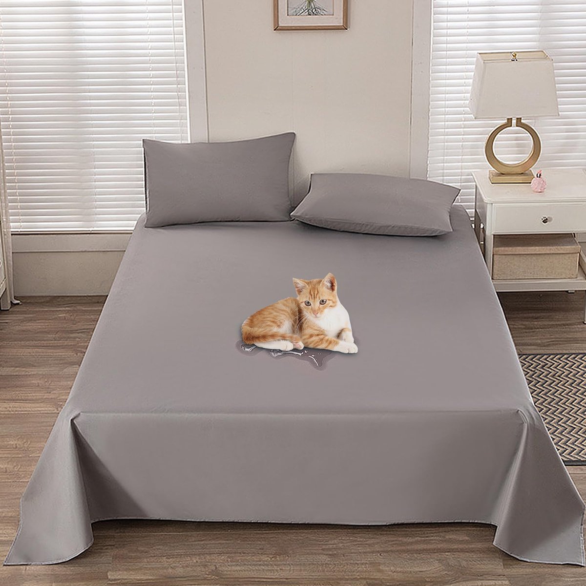Waterdicht sprei, ademend laken, geborstelde microvezel + TPU dubbele sprei, krasbestendig, wasbaar, beschermende - ShopVlot