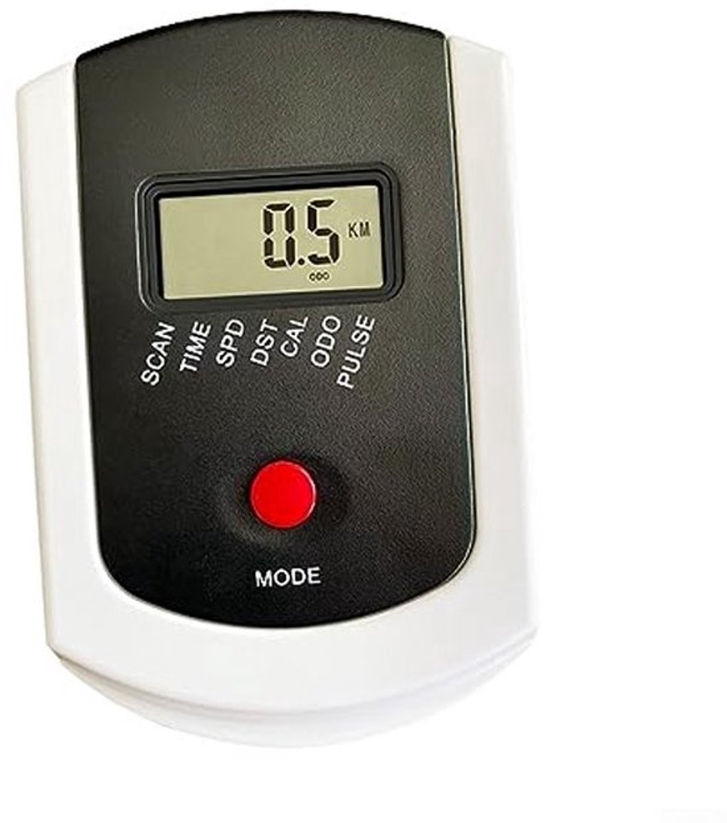 LCD-fietscomputer voor hometrainer met snelheid en hartslagsensor