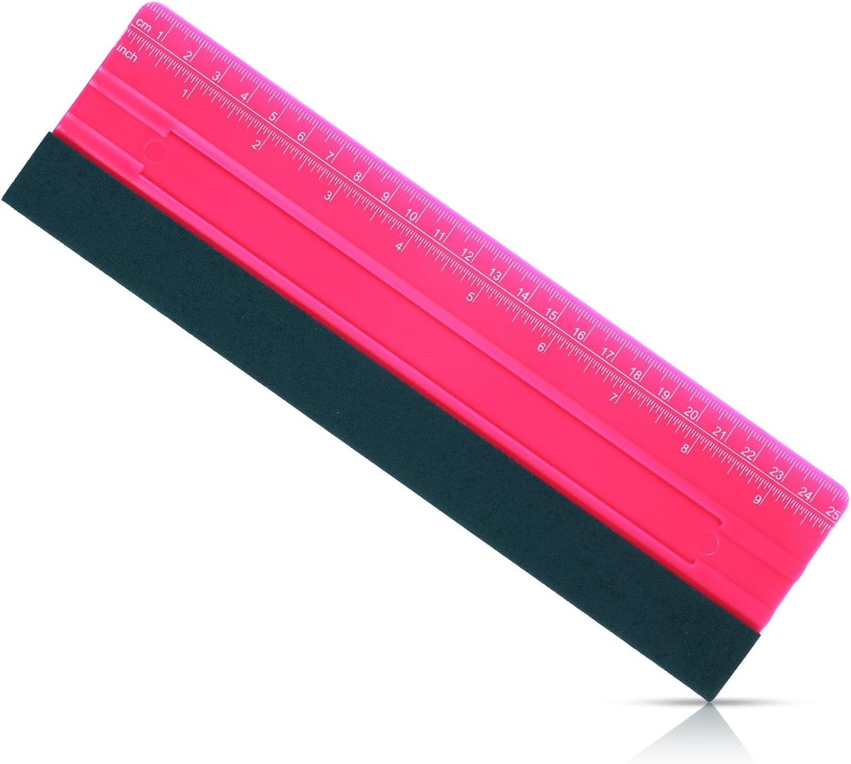 Professionele Ruitjestrekker voor Vinyl, Kleine Vilt Squeegee met Liniaal voor Behang, Vinyl Wrap en Stickers, Ideaal voor Gladstrijken van Folies en Behang