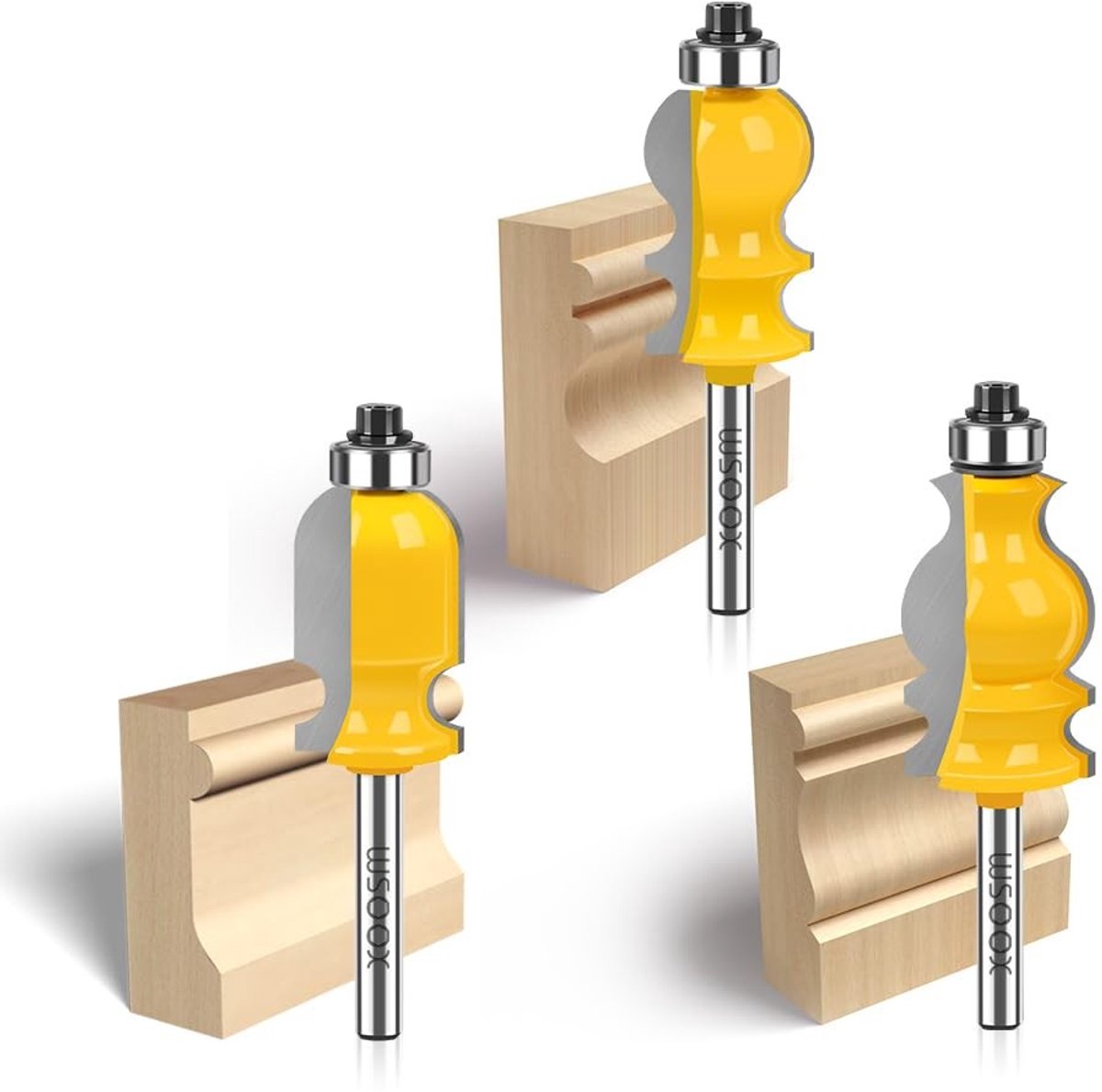 Solidchoice - 3-Delige Set Architectonische Moulure Frezen