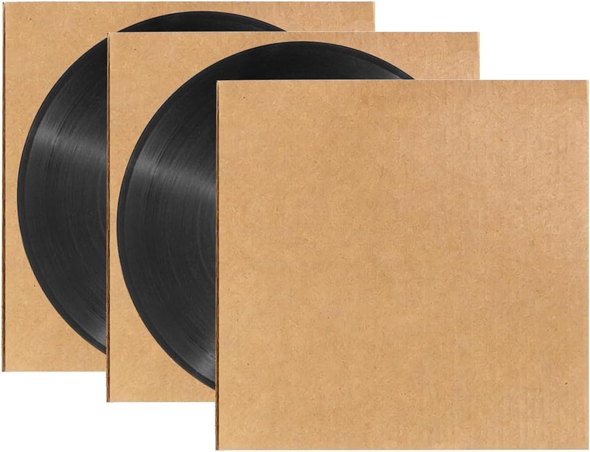 Beschermpads voor vinylplaten - 50 stuks, 18,5 x 18,5 cm, ideaal voor opslag en bescherming van platen