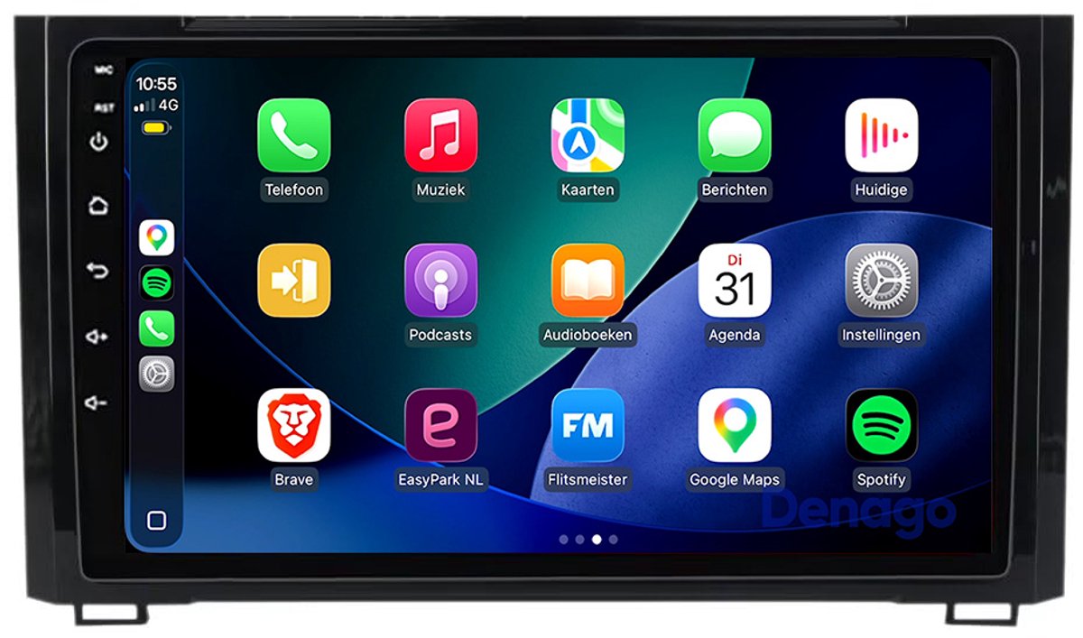 CarPlay autoradio geschikt voor Toyota Tundra | 2014 t/m 2021 | Zwart | Android 13 | Draadloos Apple CarPlay & Android Auto | 2GB + 32GB | QuadCore processor | Denago DNG-A506 | 2026 model | 2014 2015 2016 2017 2018 2019 2020 2021 | Bluetooth & Wifi