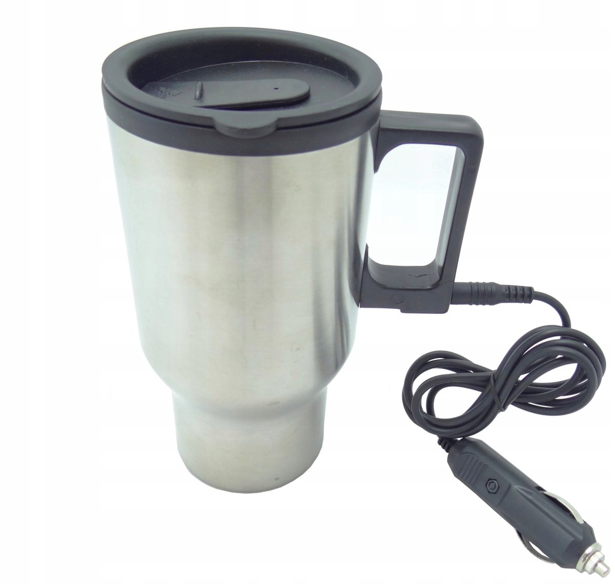 Merkloos 12V Elektrische Thermosbeker 400ml - Ideaal voor Onderweg