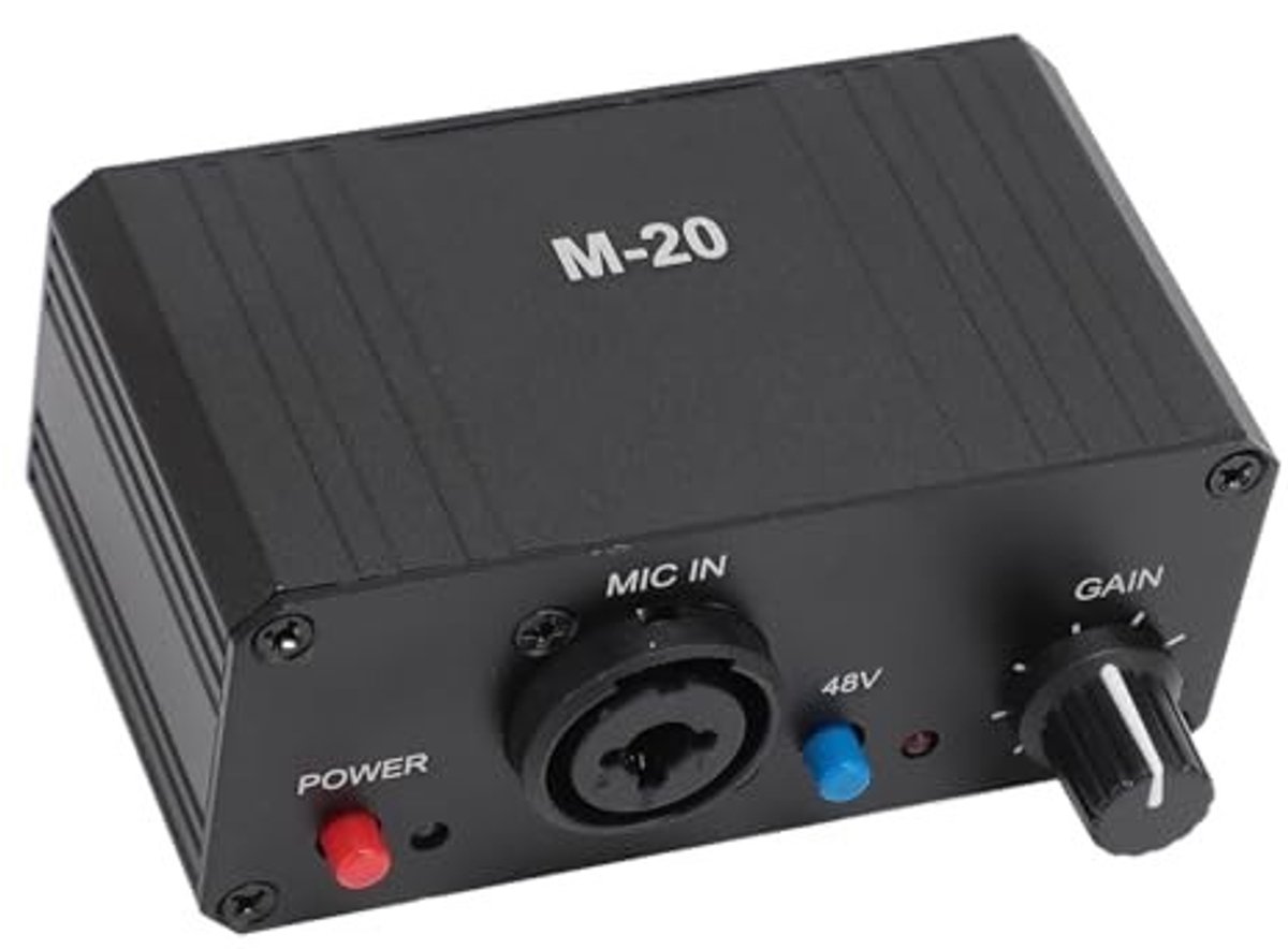 Elzusha - Microfoon Preamplifier met 48V Fantoomvoeding