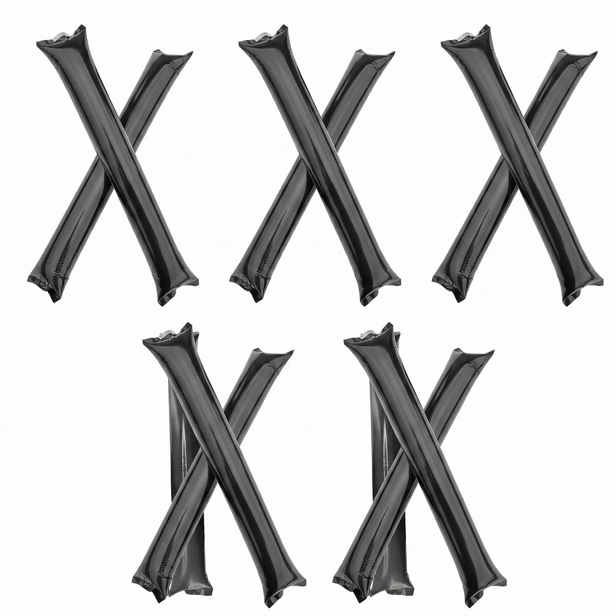 Elzusha - Set van 10 Opblaasbare Klopstaven van 60 x 10 cm voor Sportevenementen