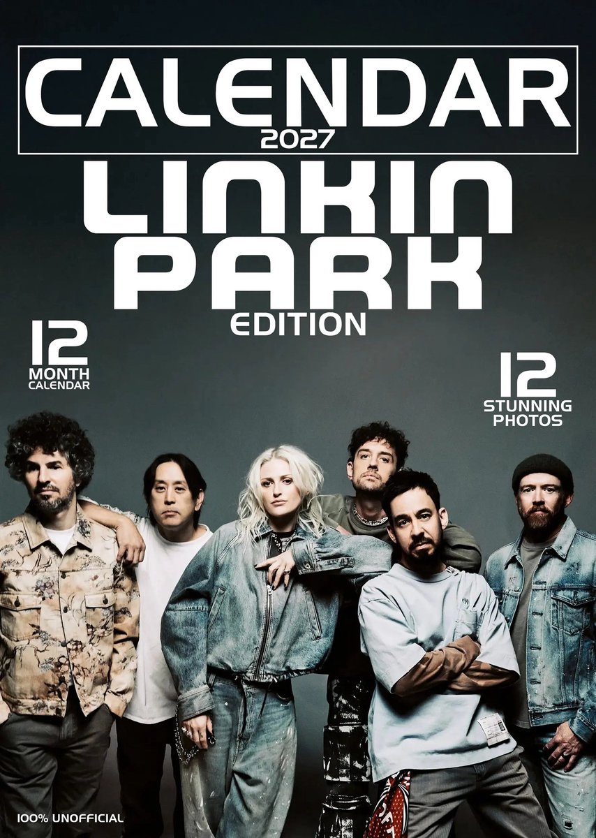 Linkin Park A3 Kalender 2027