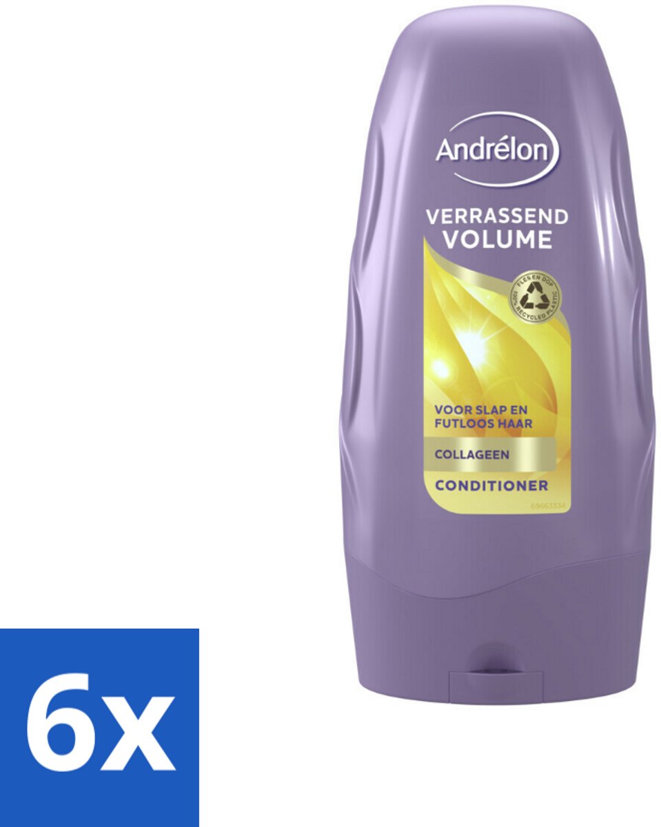 6 x Andrélon Conditioner Verrassend Volume 250 ml - Volume - Haarkleur - Haartype - Haartoon - Haartype