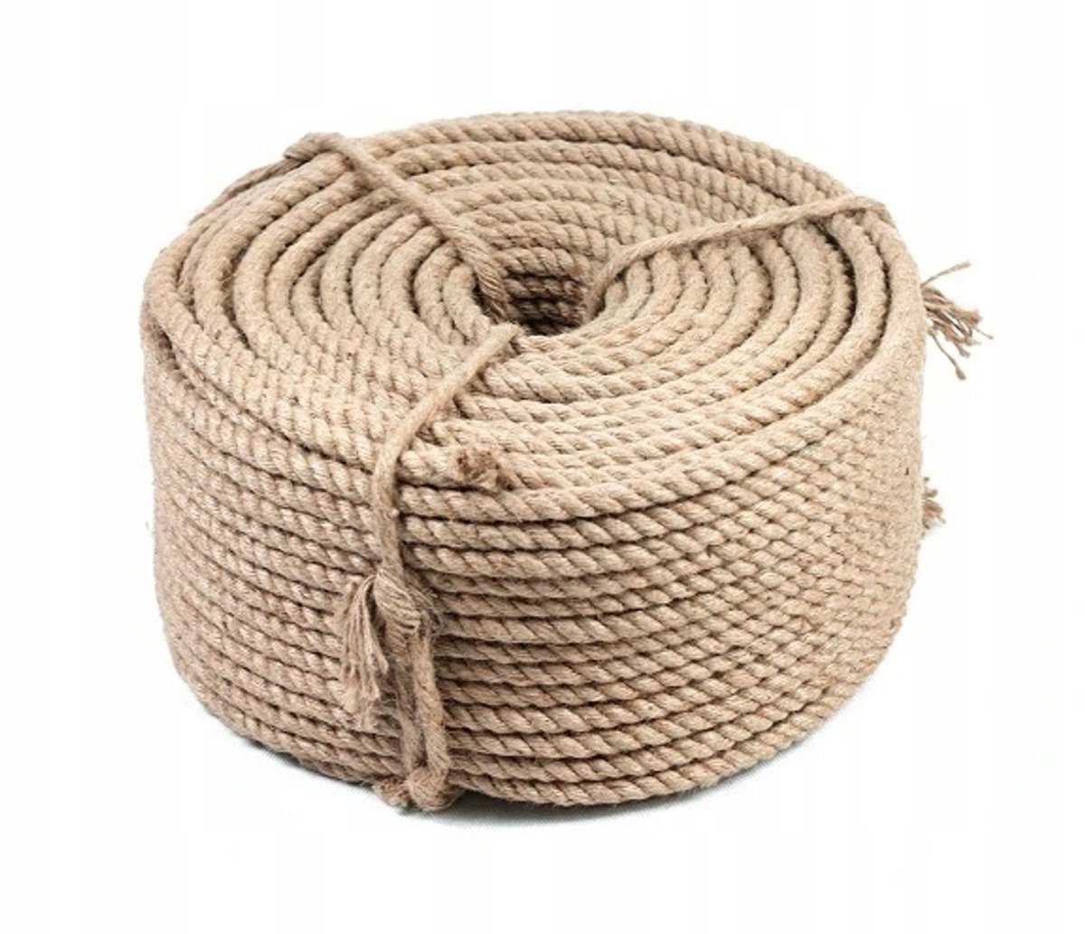 Natuurlijk Jute Touw 14mm 200m - Decoratief & Zeiltoepassingen