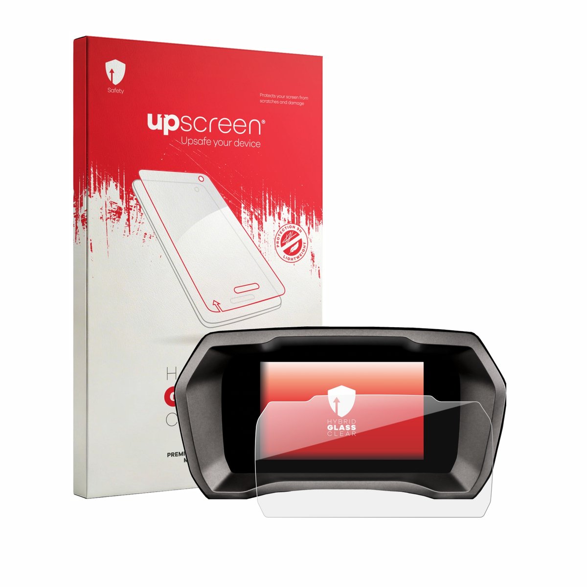 upscreen - Screenprotector voor Piaggio MP3 Exclusive 530 2026 - Folie Beschermfolie Beschermglas transparant