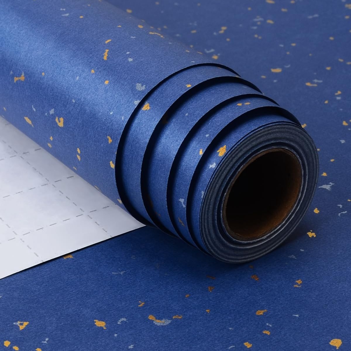 Elzusha - Cadeau Inpakpapier Blauw 43 cm x 10 m voor Feestelijke Gelegenheden