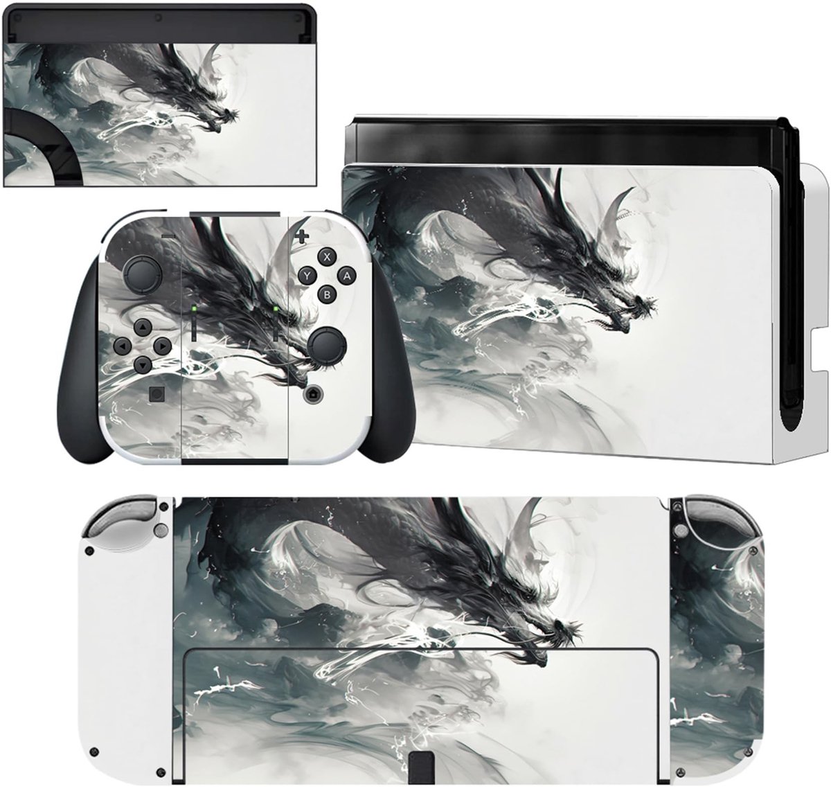 Elzusha - Beschermende Sticker Set voor Nintendo Switch OLED