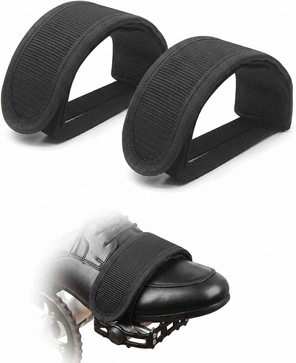 Verstelbare en Duurzame Pedal Straps van Nylon voor Veiligheid en Betere Controle - Antislip Fietspedaal Accessoires voor Fixie en Kinderfietsen