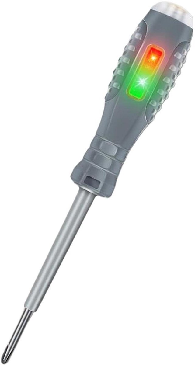 Stroomtestpen Schroevendraaier - Elektrische Tester - Stroom Circuits Testen - Dubbel Licht Indicatie - 24-250V Bereik - Meerdere kleuren