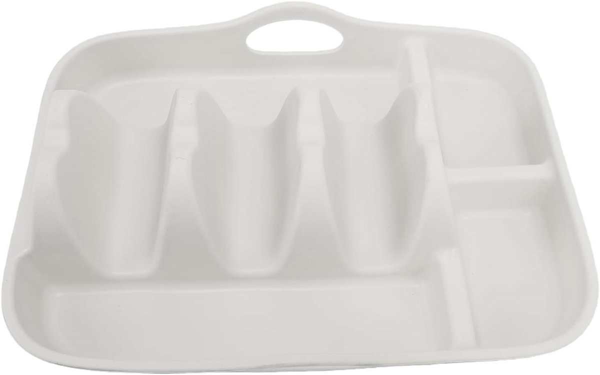 Taco Houder - Tortilla Serveerschaal - Maaltijden Serveren - Flexibele Siliconen - 25.5x21x4.5cm - Khaki