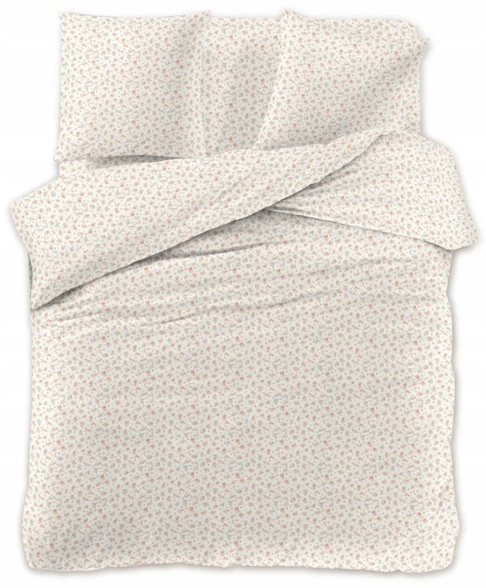 Satijnen Dekbedovertrek Set 200x220 Bloemen - 3 Delig