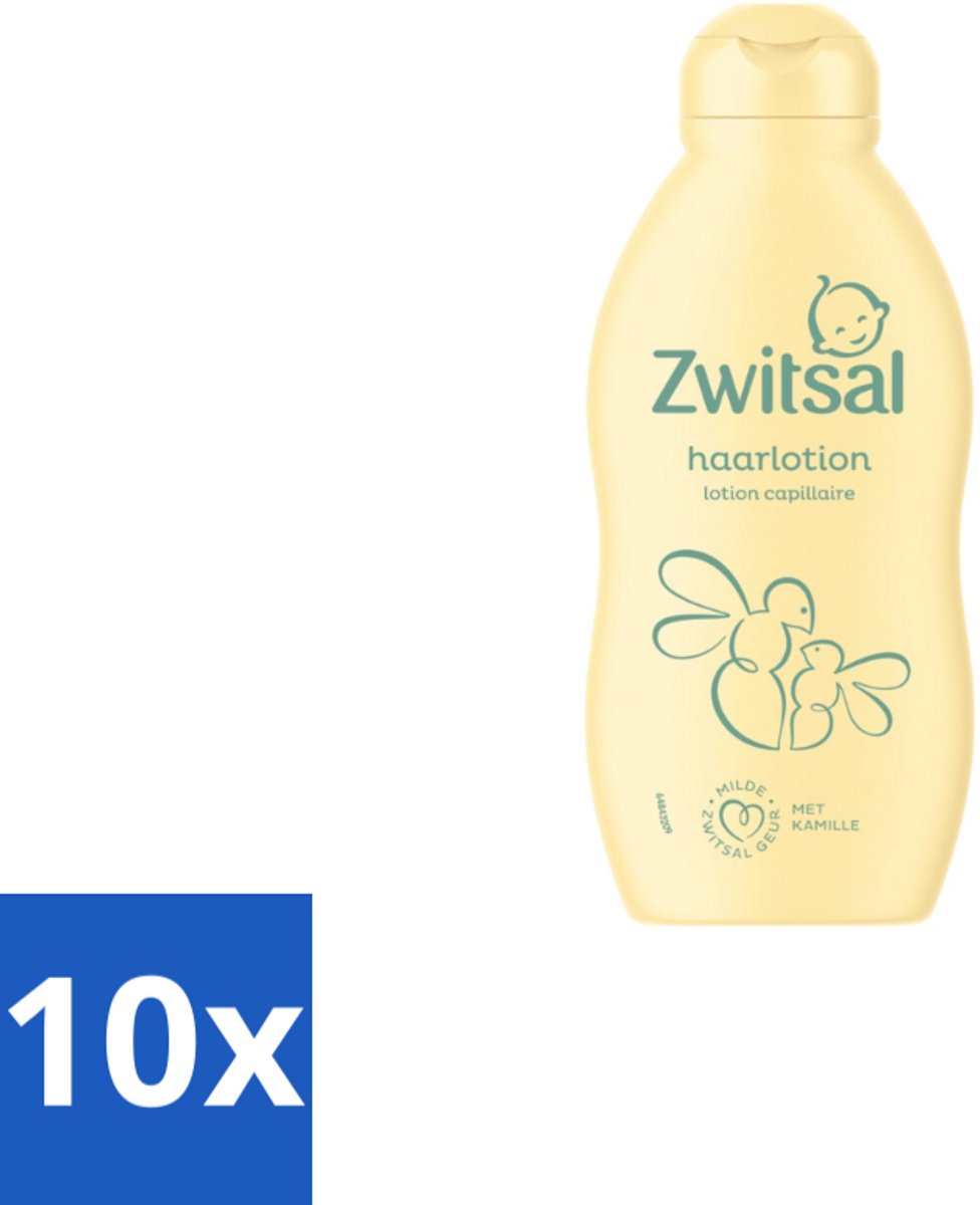 Zwitsal Haarlotion Baby 200 ml - Bulkverpakking - 10 stuks