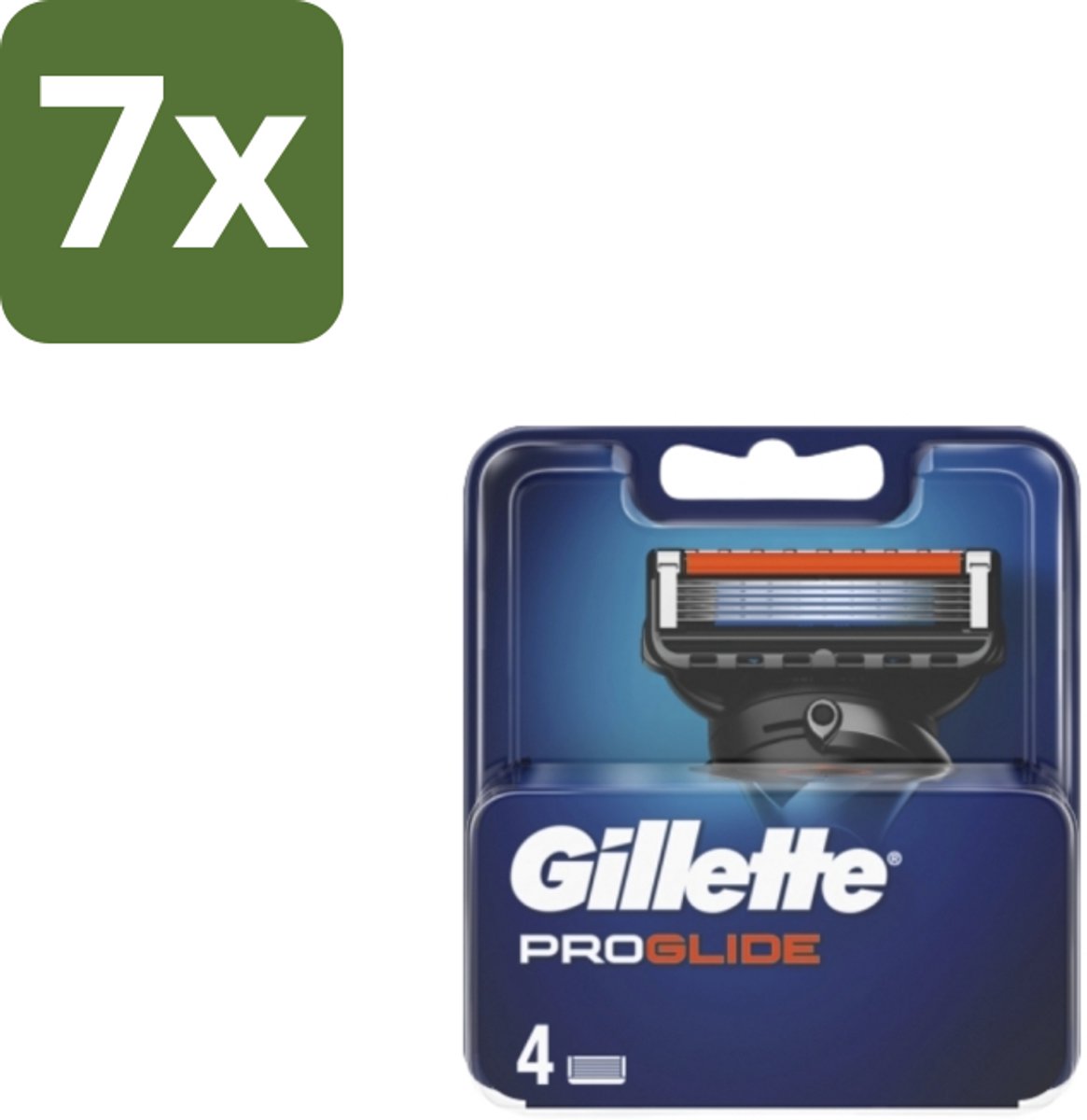 7 x Gillette - Fusion5 ProGlide – Scheermesjes – Navulmesjes – 4 Mesjes - Scheermesjes - Scheren - Scheren Mesjes - Scheren Voor Mannen - Scheren Voor Gezicht