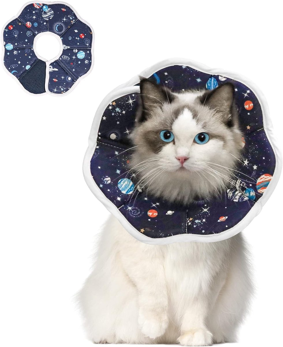 Elzusha - Zachte Verstelbare Kattenhalsband voor Herstel