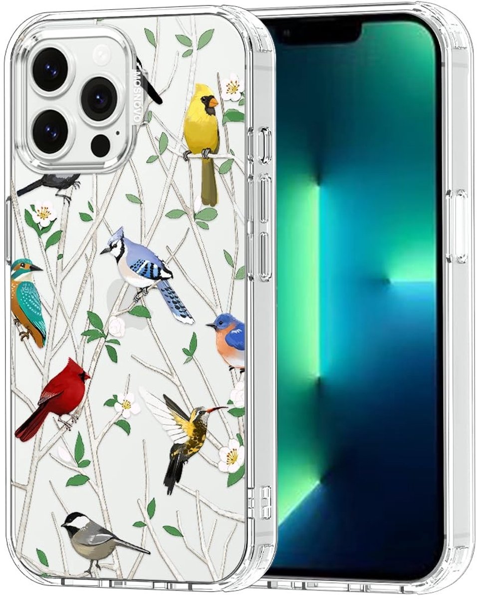 Elzusha - Transparante TPU Bumper Case voor iPhone 13 Pro Max met Schokabsorberende Bescherming