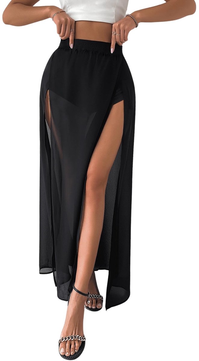 Elzusha - Dames Mesh Rok voor Feestelijke Gelegenheden