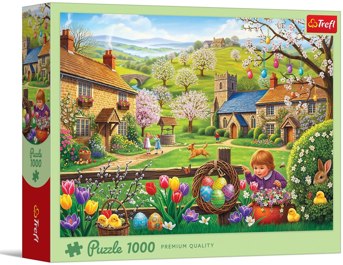 Elzusha - Paasei Zoekpuzzel - 1000 Stukken - Creatieve Puzzel voor Jongeren en Volwassenen