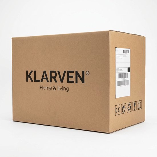 Klarven® Bolderkar Zwart - Opvouwbaar met Luchtbanden - Voor Kinderen, Boodschappen en Strand, Soepel op Elk Terrein - B 92 x D 72 x H 46 cm — afbeelding 4
