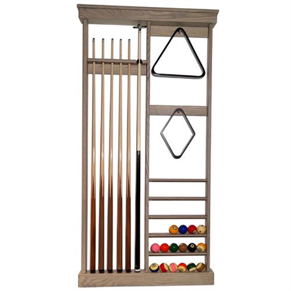 Lexor Wand keu rek De Luxe, Grey Oak