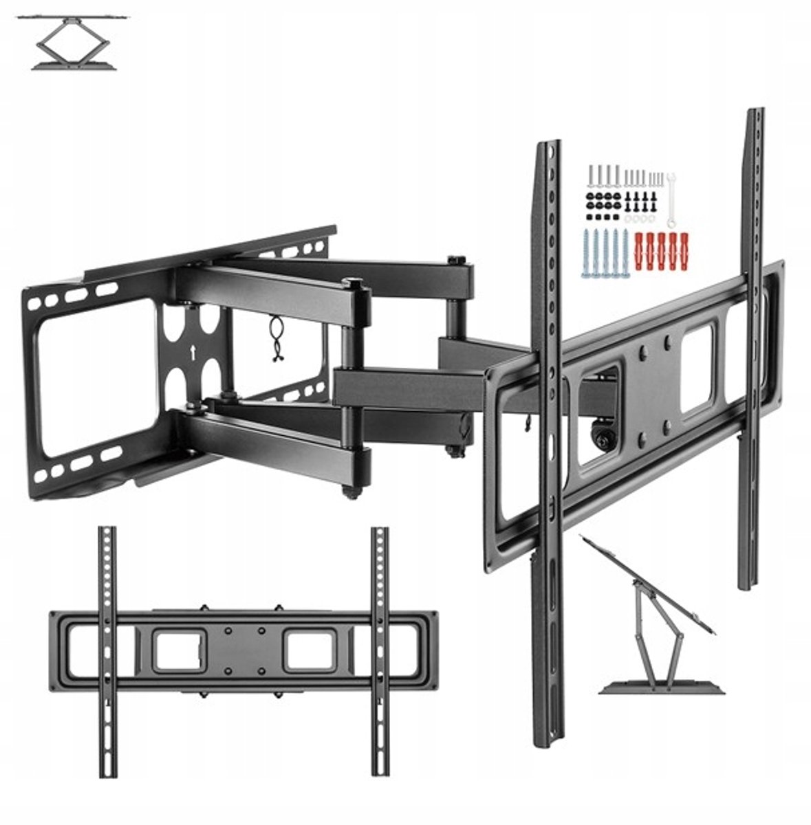 Draaibare TV-muurbeugel voor Xiaomi Mi 4S 65 inch - Sterk & Stabiel