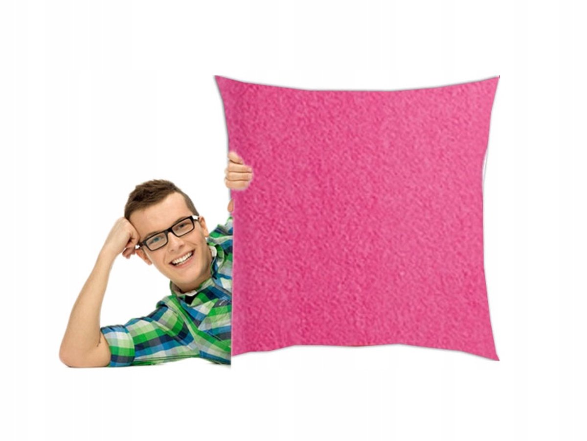Roze Frotte Kussensloop 40x40 cm - Zacht en Duurzaam