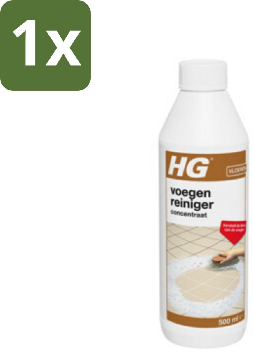 1 x HG Voegenreiniger Concentraat 500 ml - Voegen Reinigen - Voegen Kleur Herstellen - Voegen Reiniger - Voegen Reinigen Concentratie - Voegen Schoonmaken