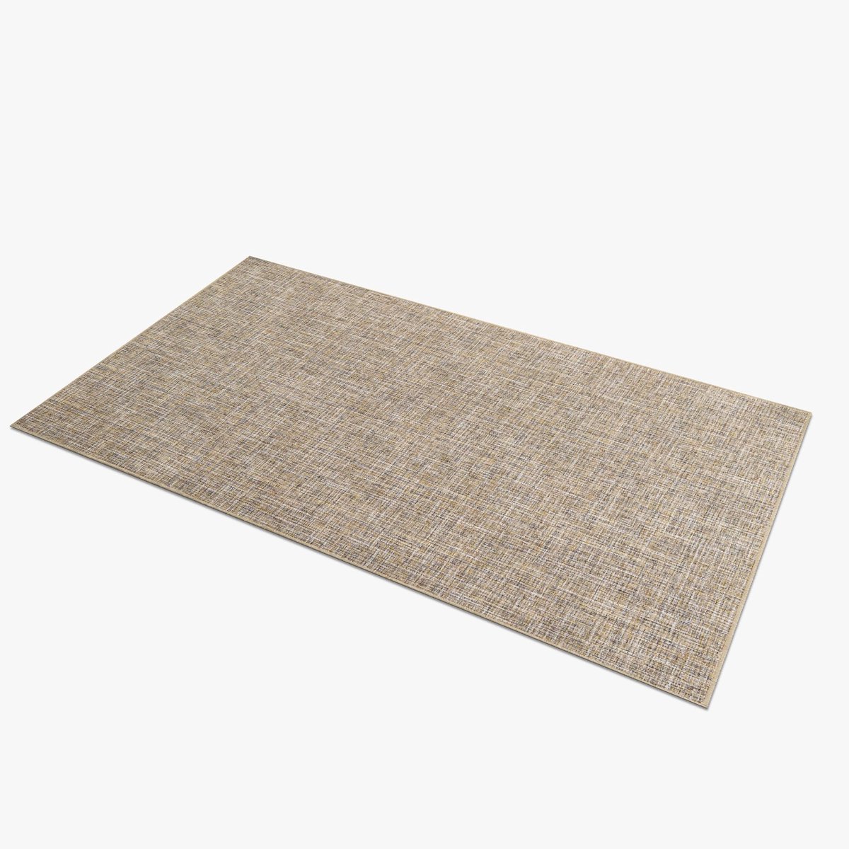 Comart, Tapijt voor keuken, meubels, antislip, fijne textuur, beige, 50 x 120 cm - ShopVlot