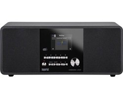 Imperial 22-231-00 Dabman I200 Draagbare Internet/DAB+ Radio, Stereo Sound, FM, WLAN, LAN, Aux-In, Line-Out, Zwart - ShopVlot