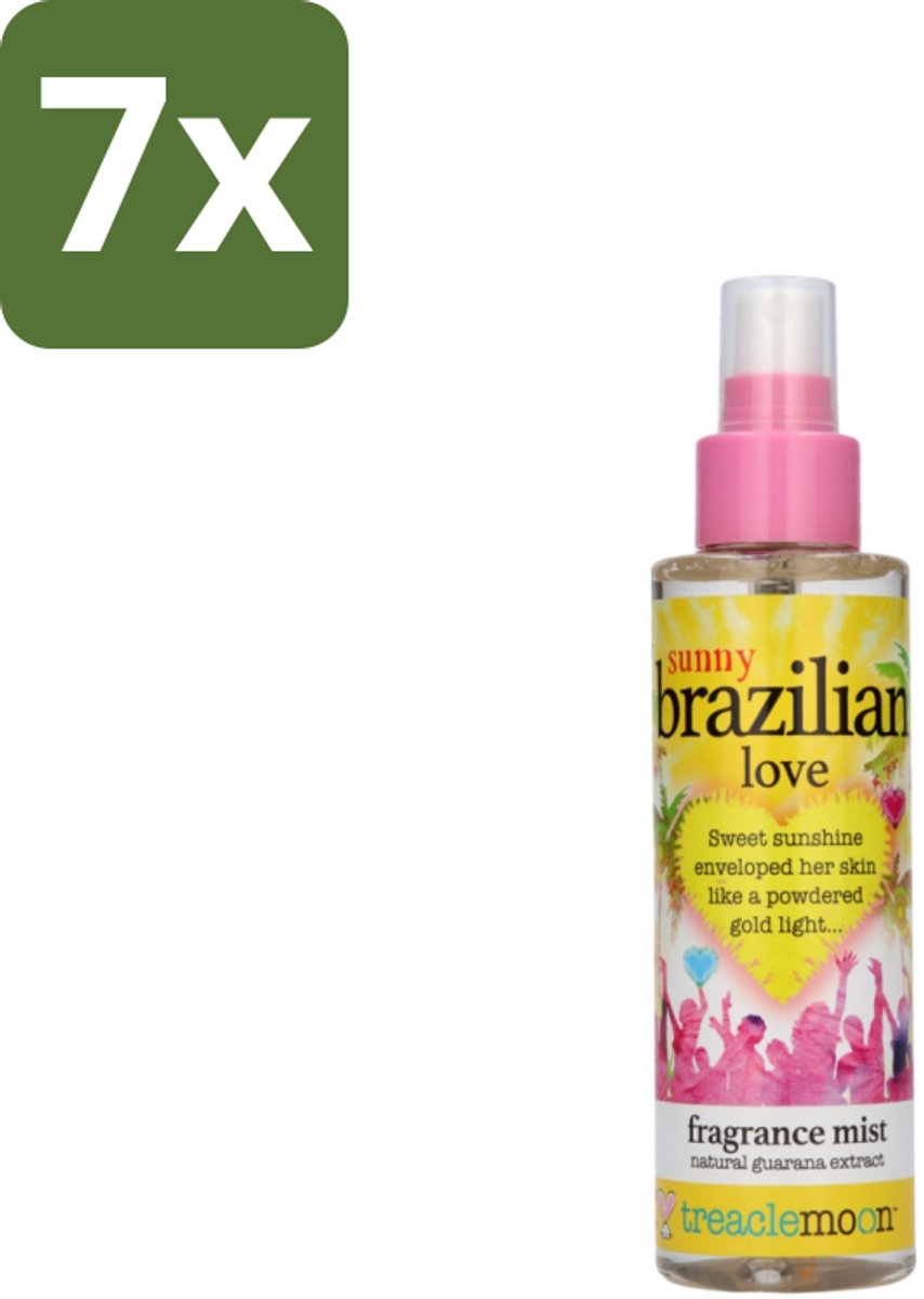 Treaclemoon – Body Mist – Brazilian Love – 150 ml - Bulkverpakking - 7 stuks