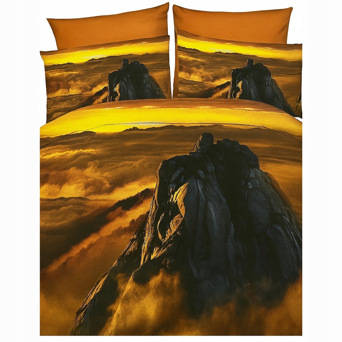 Dekbedovertrek Set 160x200 cm met Kussenslopen 70x80 cm - Zacht & Stijlvol