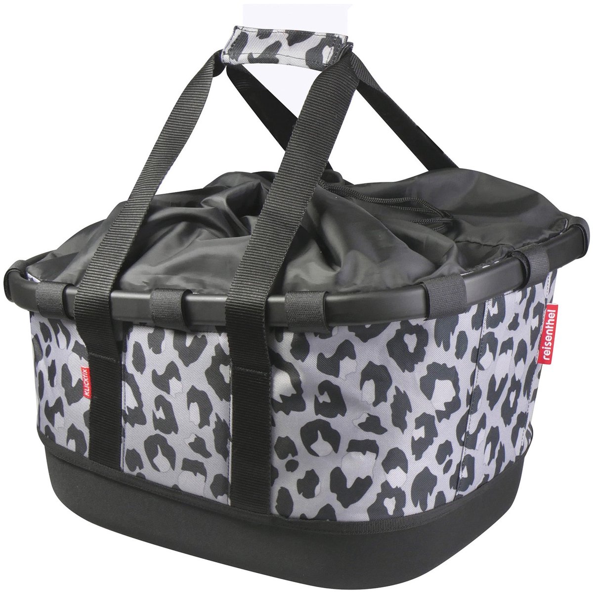 KLICKfix reisenthel Bikebasket GT 21 - Bagagedragermand (UniKlip 2) (leo nero)