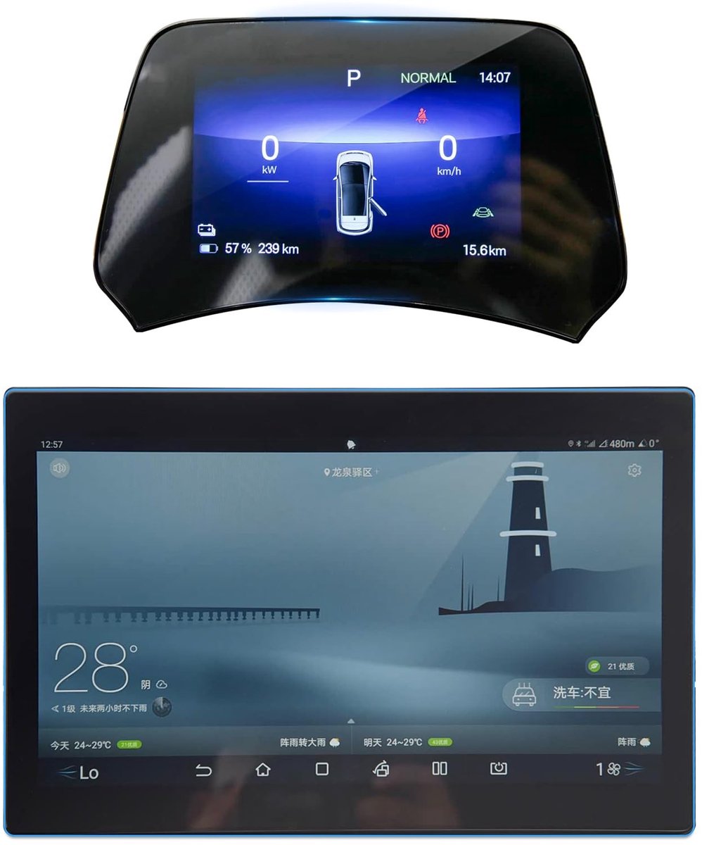 Elzusha - Beschermfolie voor BYD Dolphin Navigatie en Instrumentenbord