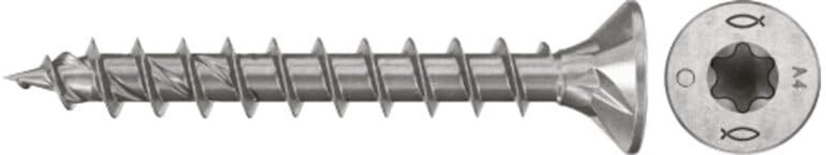 Elzusha - 200 Stuks Chipboard Schroeven 4.5 x 30 mm A4