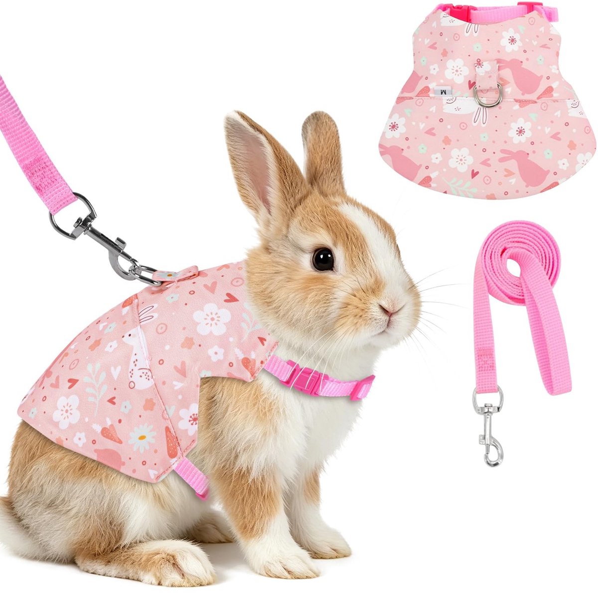 Elzusha - Bunny Harnas en Leash Set voor Kleine Dieren