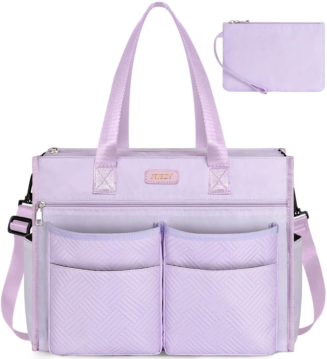 Elzusha - Grote Waterdichte Shopper Bag Met 18 Vakken en Laptopcompartiment