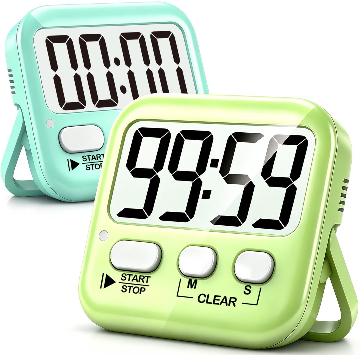 Elzusha - 2 Stuks Digitale Keuken Timers