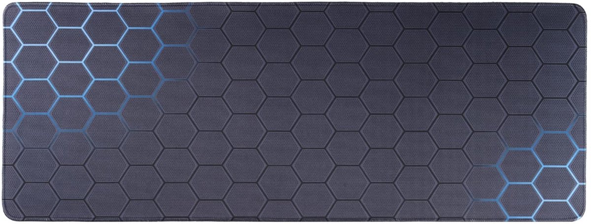 Elzusha - Gaming Muismat - 80 x 30 cm - Honingraat Patroon met Antislip Basis