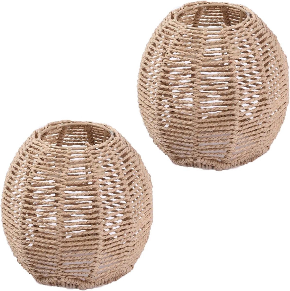 Hanglamp en staande lamp - hanglamp - tafellantaarn, vervangend scherm voor tafellampen voor taarten, eetkamer, bar, woonkamer (rond 2 stuks)